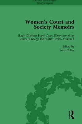 Book cover for Women's Court and Society Memoirs, Part I Vol 1