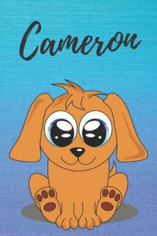 Cover of Cameron dog coloring book / notebook / journal / diary