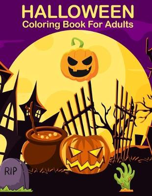 Book cover for Halloween Coloring Books For Adults