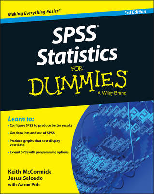 Book cover for SPSS Statistics for Dummies