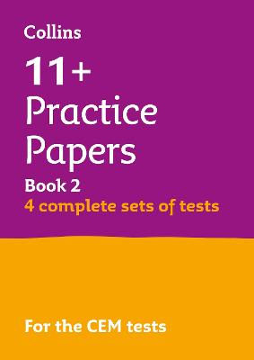 Book cover for 11+ Verbal Reasoning, Non-Verbal Reasoning & Maths Practice Papers Book 2 (Bumper Book with 4 sets of tests)