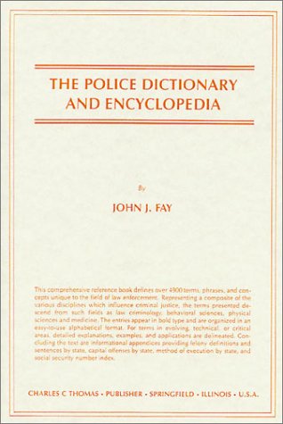 Book cover for The Police Dictionary and Encyclopedia