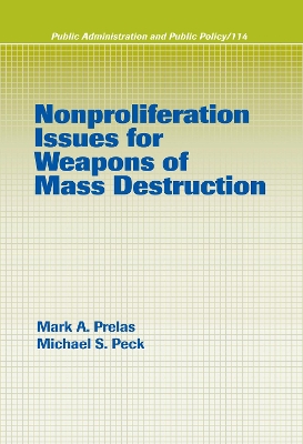 Cover of Nonproliferation Issues For Weapons of Mass Destruction