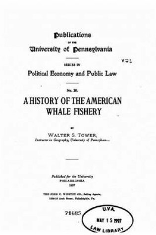 Cover of A History of the American Whale Fishery