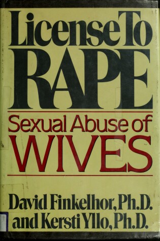 Cover of Licence to Rape