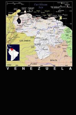 Book cover for Modern Day Color Map of Venezuela Journal