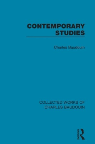 Cover of Contemporary Studies