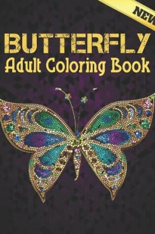 Cover of Butterfly New Adult Coloring Book