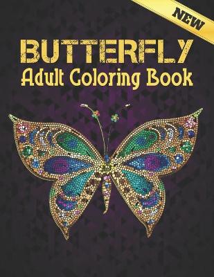 Cover of Butterfly New Adult Coloring Book