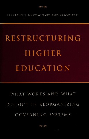 Book cover for Restructuring Higher Education