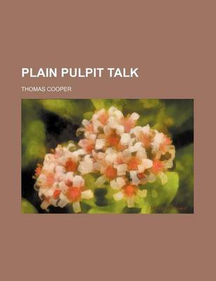 Book cover for Plain Pulpit Talk