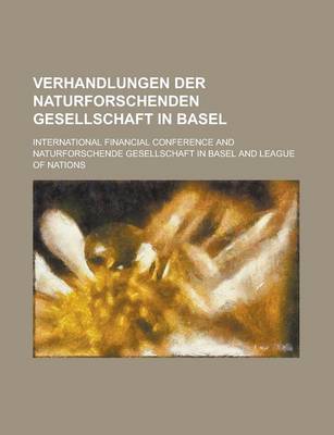 Book cover for Verhandlungen Der Naturforschenden Gesellschaft in Basel