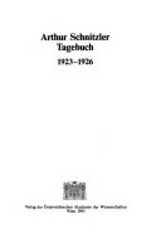 Cover of Tagebuch 1879-1931.