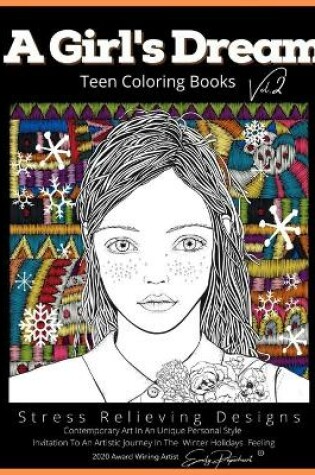 Cover of A Girls Dream Teen Coloring Books