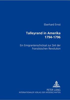 Cover of Talleyrand in Amerika 1794-1796