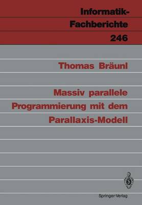 Book cover for Massiv Parallele Programmierung mit dem Parallaxis-Modell