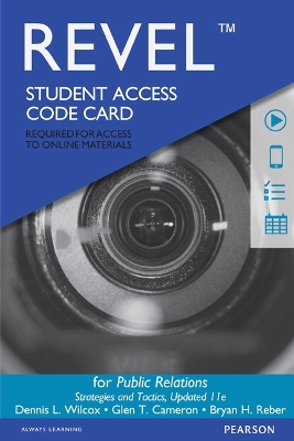 Book cover for Revel Access Code for Public Relations