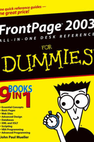 Cover of FrontPage 2003 All-in-One Desk Reference For Dummies
