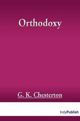 Cover of Orthodoxy