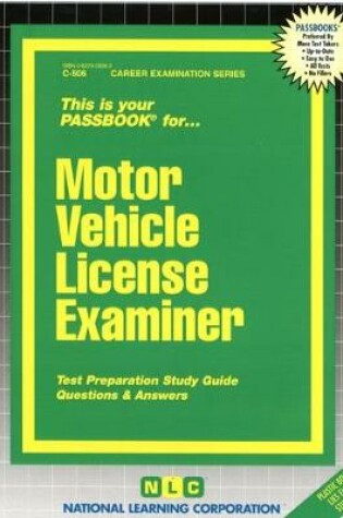 Cover of Motor Vehicle License Examiner