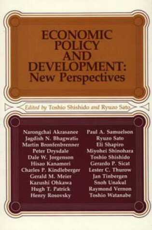 Cover of Economic Policy and Development