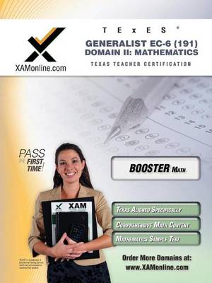 Book cover for TExES Generalist Ec-6 191 Mathematics Boost Edition