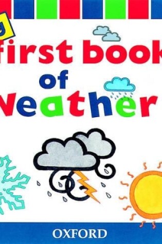Cover of My First Book of Weather