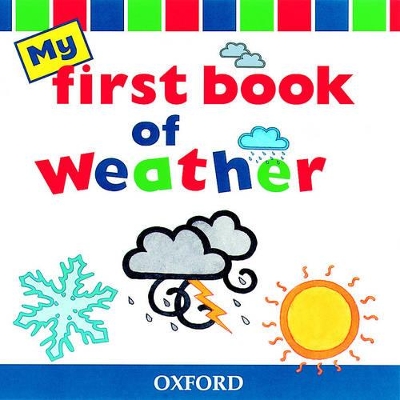 Book cover for My First Book of Weather