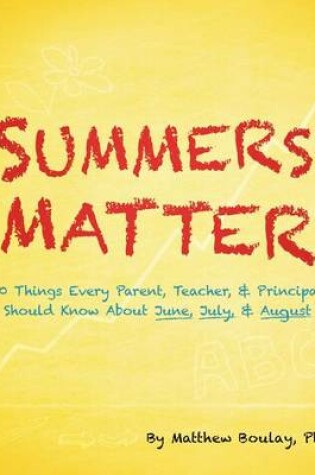 Cover of Summers Matter