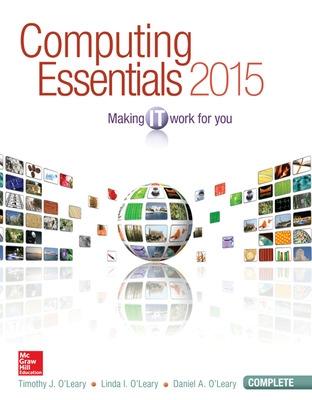 Book cover for Computing Essentials 2015 Complete Edition