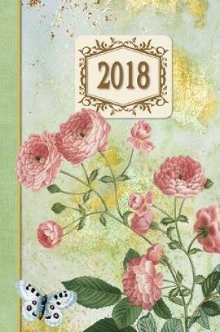 Cover of 2018 Diary Roses Pink Design