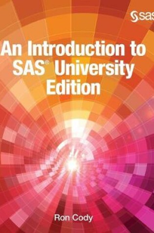 Cover of An Introduction to SAS University Edition (Hardcover edition)