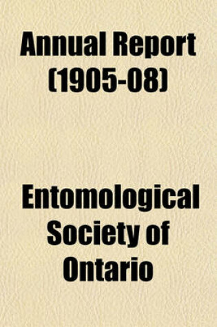 Cover of Annual Report (1905-08)