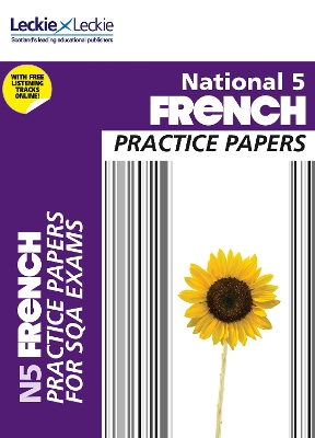 Book cover for National 5 French Practice Papers for SQA Exams