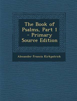 Book cover for The Book of Psalms, Part 1