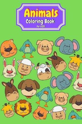 Cover of Animals Coloring Book for Kids