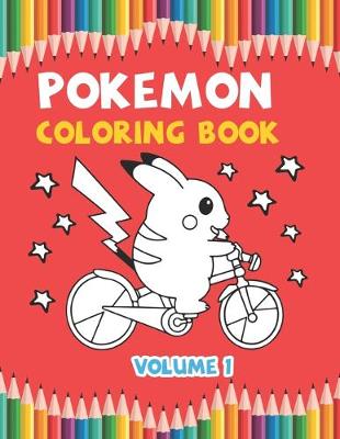 Book cover for Pokemon Coloring Book Volume 1