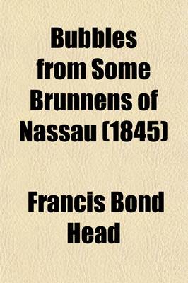 Book cover for Bubbles from Some Brunnens of Nassau