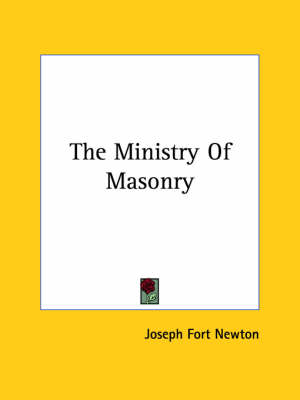 Book cover for The Ministry of Masonry