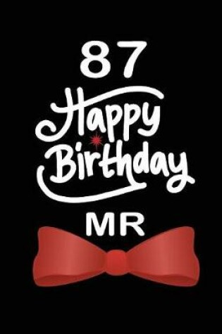 Cover of 87 Happy birthday mr