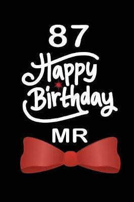 Book cover for 87 Happy birthday mr