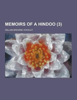 Book cover for Memoirs of a Hindoo (3)