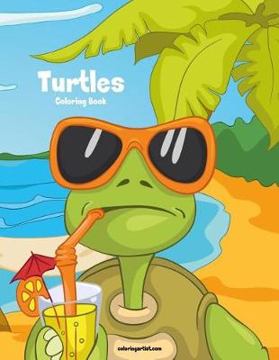 Book cover for Turtles Coloring Book 1