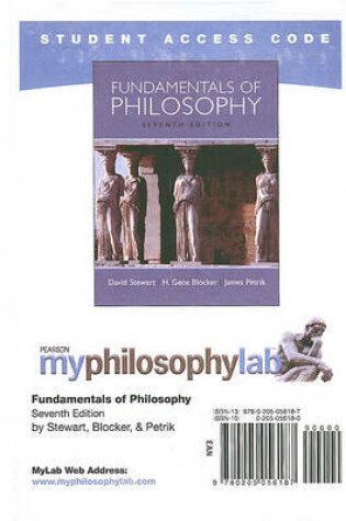 Cover of MyLab Philosophy -- Standalone Access Card -- for Fundamentals of Philosophy