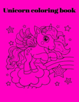 Book cover for Unicorn coloring book