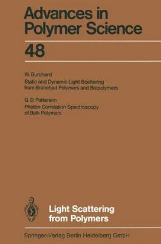 Cover of Light Scattering from Polymers