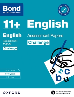 Book cover for Bond 11+: Bond 11+ English Challenge Assessment Papers 9-10 years