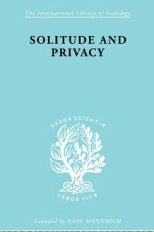 Cover of Solitude and Privacy