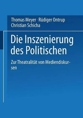 Book cover for Die Inszenierung Des Politischen