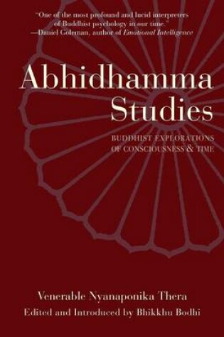 Cover of Abhidhamma Studies